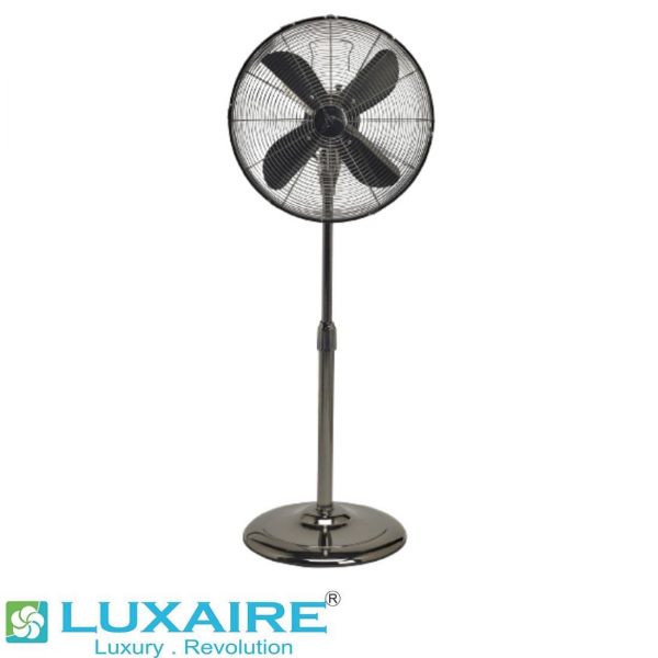 LUX 4031 Black metallic Pedestal Fan