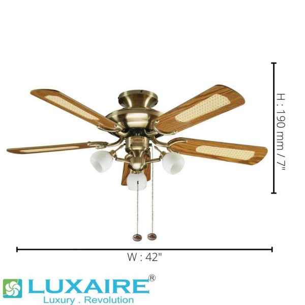 LUX 1123 Luxaire Designer Fan