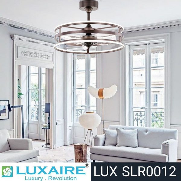 Biscotti Brown Fandelier LUX SLR0012 Luxaire BLDC Designer Fan / Fandelier
