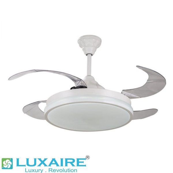 LUX AA0015 Retractable Blade Luxaire Decorative Fan