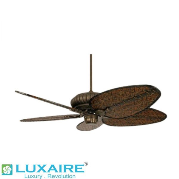 LUX FA0077 Bronze Dark wicker fan