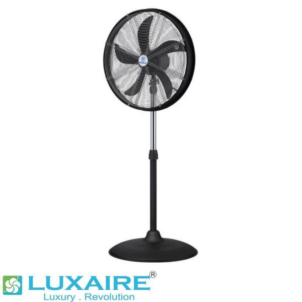 LUX M0023 Black Big Pedestal Fan