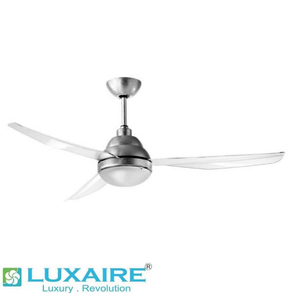 2. LUX 7079 silver Transparent Fan Light