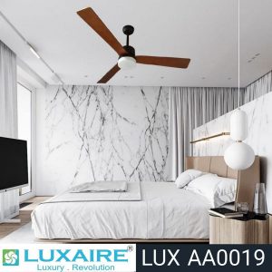 2. LUX AA0019 MB Teak Luxaire Decorative Fan