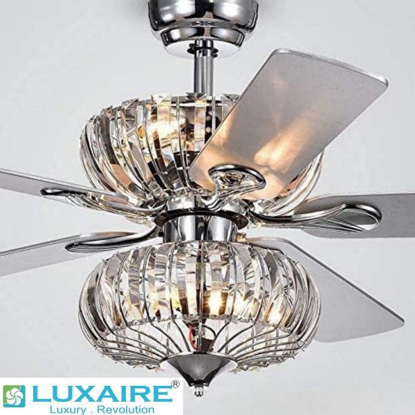 2. LUX C0008 Silver dbl chandelier 1