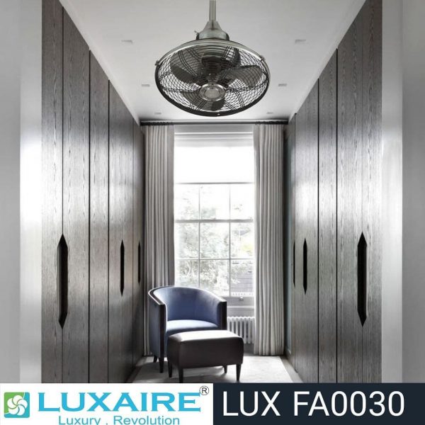 LUX-FA0030-Ceiling-drop-mount-fan-in-walk-in-wardrobe