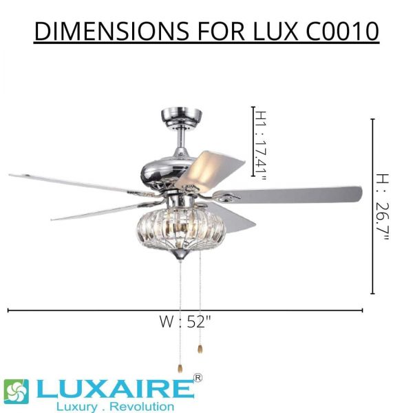LUX C0010 – Luxaire Decorative Fan