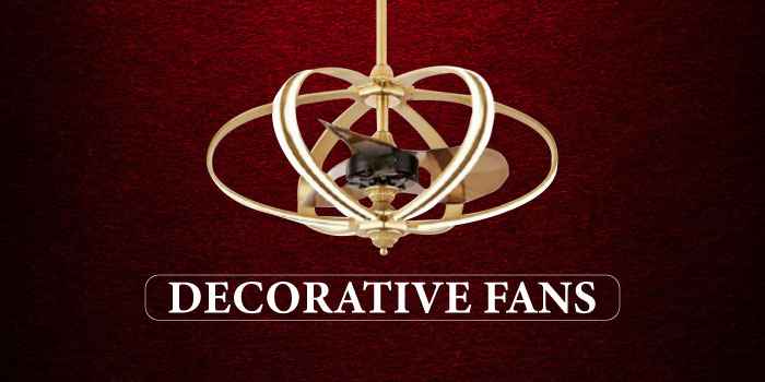 Decorative fans with light | Chandelier Fan in India
